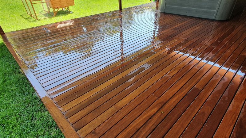 Finished Deck with Protective Finish