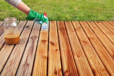 Staining and Sealing Applications